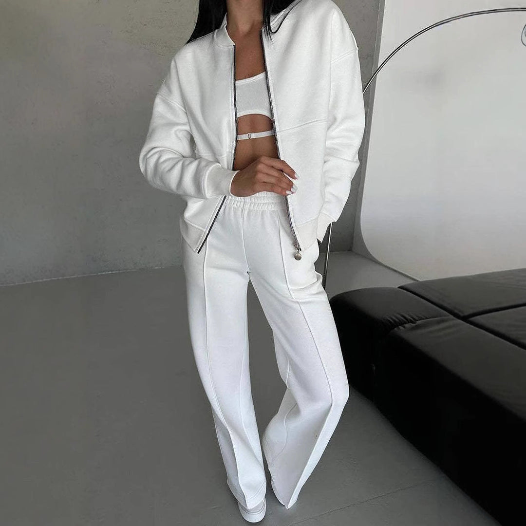 SS Track Suits White