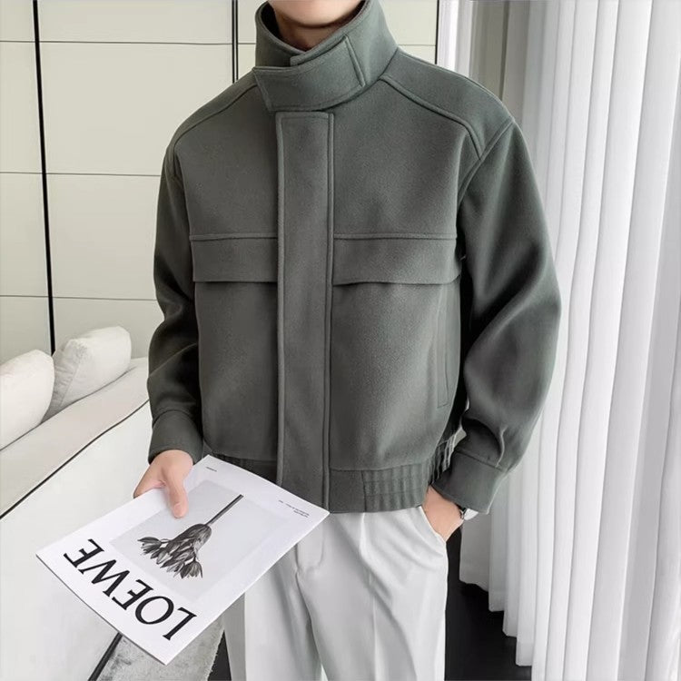 Stylish Short Sense Woolen Jacket