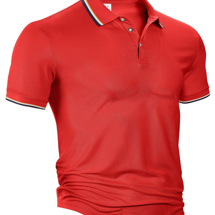 Men's Lapels Top Red