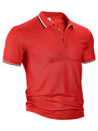 Men's Lapels Top Red