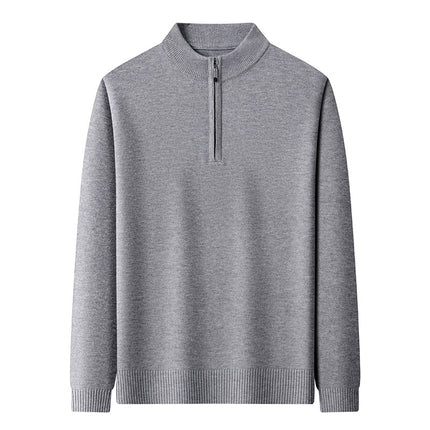 Men's Knitting Sweater Business Base Wool