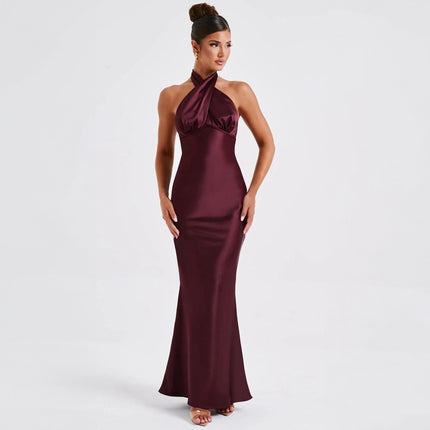 Fashion Elegant Backless Sleeveless Dress