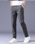 Loose Straight men's Sweatpants Grey