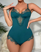 SS Bodysuit Lingerie Dark Green