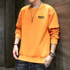 Men's Sweater Long Sleeve Top Orange