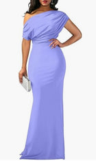 Tight Long Formal Party Dress light purple