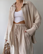 SS Shirt &Trousers SET Khaki H