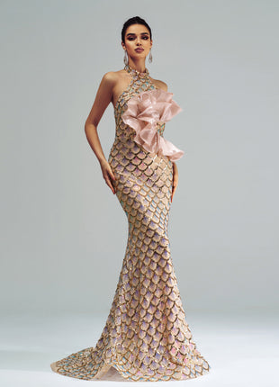 SS Mermaid Evening Dress