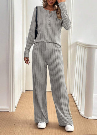SS Knitted Suit Gray