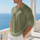 Casual Business Men's Long Sleeve Spring And Autumn Army green