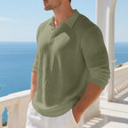 Casual Business Men's Long Sleeve Spring And Autumn Army green