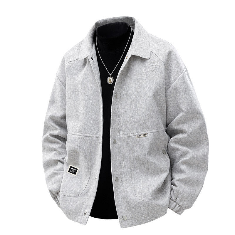 Men's Korean Style Jacket White