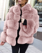SS faux fur jacket Pink