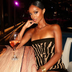 Women's Zebra Prints Tube Top Backless Dress