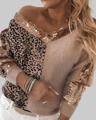 SS Splice sweater Khaki H