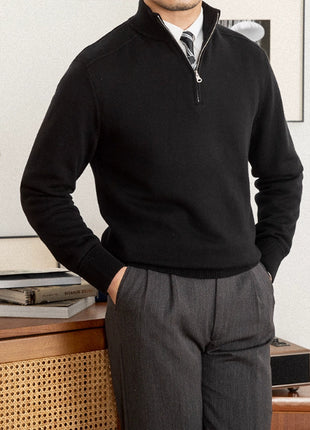 SS Men's Wool Sweater Black