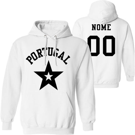Men's Printed pullover sweater White