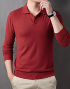 SS Pullover Brick Red