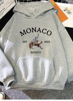 SS Monaco hoodie Light Gray