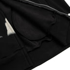Men's Depressed Abstract Printing Fleece Hoodie