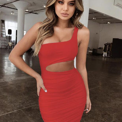 SS Short Dress Red