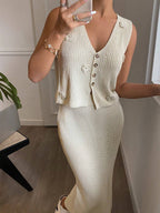 SS Two-piece Set Apricot