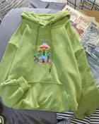 SS Women's Hoodie Grass green