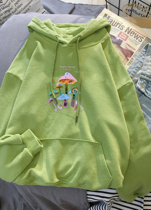 SS Women's Hoodie Grass green
