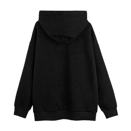 Men's Depressed Abstract Printing Fleece Hoodie
