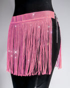 SS Rhinestone Skirt Pink