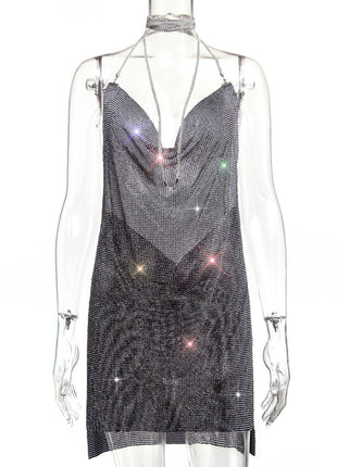 SS Brace Dress Black