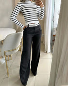 SS Two-piece Set white sweater