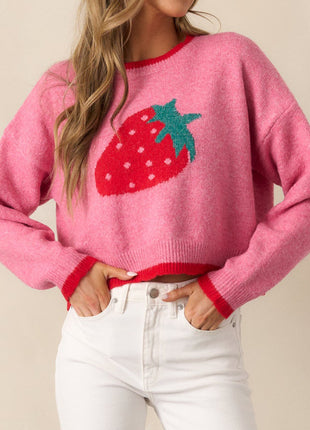 SS Strawberry Sweater