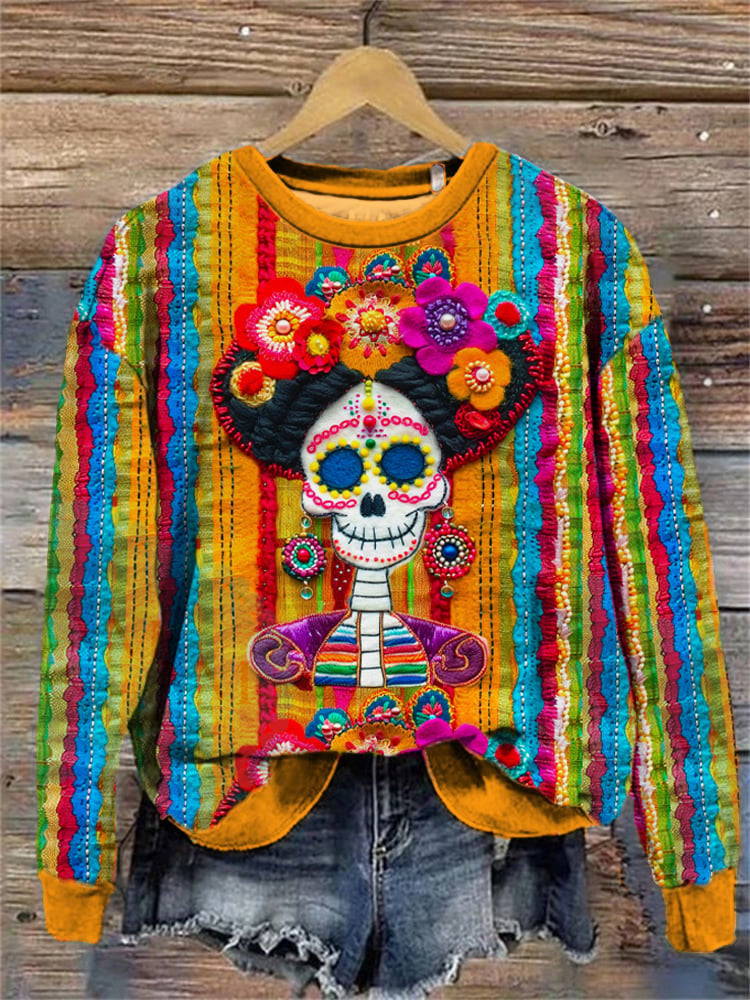 Halloween Horror Funny Women's 3D Printing Sweater XQ2980AS