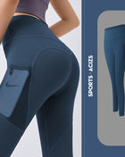 SS Yoga Pants Blue