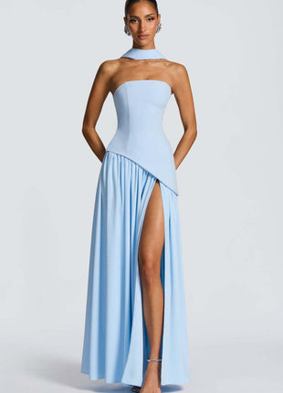SS Evening Dress Light blue