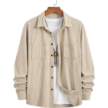 Corduroy Casual All-matching Shirt Coat