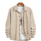 Corduroy Casual All-matching Shirt Coat