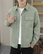 SS Men's Twill Shirt Green