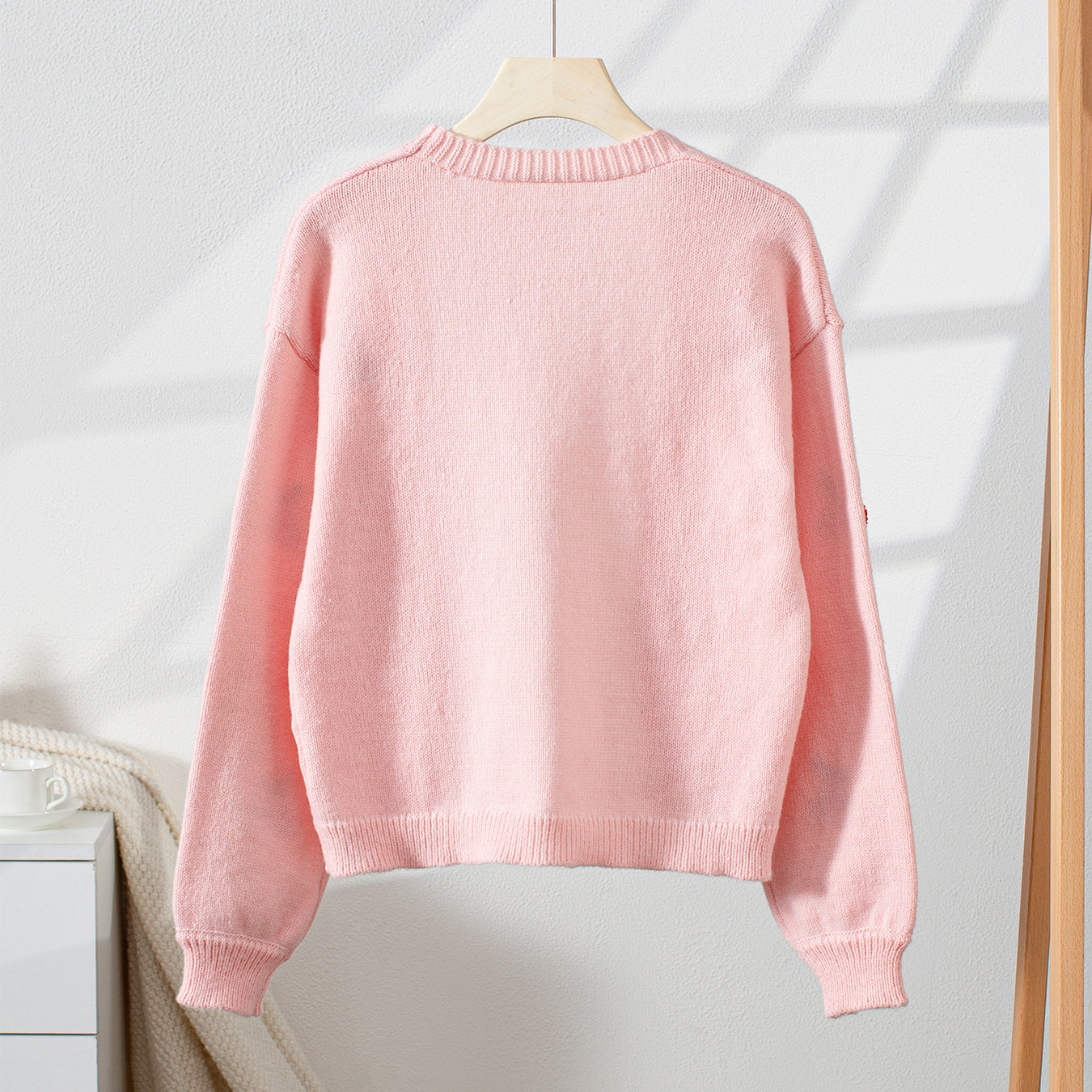 Cherry Embroidery Women's Cardigan