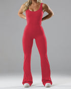 SS Women’s Yoga Bodysuit Red