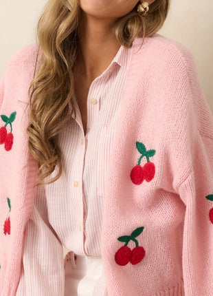 SS Cherry Cardigan