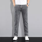 Versatile Stretch Jeans Gray