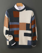 SS Pure Wool Sweater Seaweed Blue