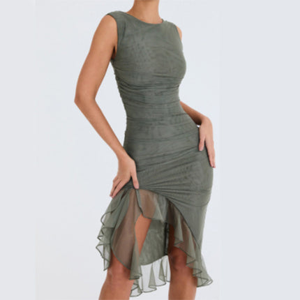 Fashion Party Club Dresses Green