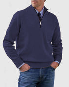 Men's Quarter Zipper dark blue