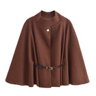 SS New Cloak Top Brown