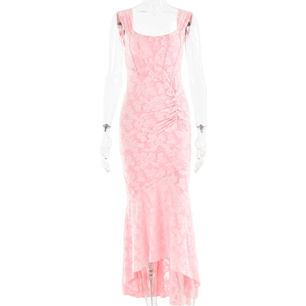 SS Ruched Dress Pink