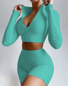 SS Yoga Set Peacock Blue