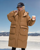 SS Mid-length Winter Jacket Coffee